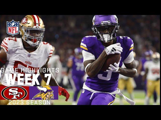 San Francisco 49ers vs. Minnesota Vikings | 2023 Week 7 Game Highlights