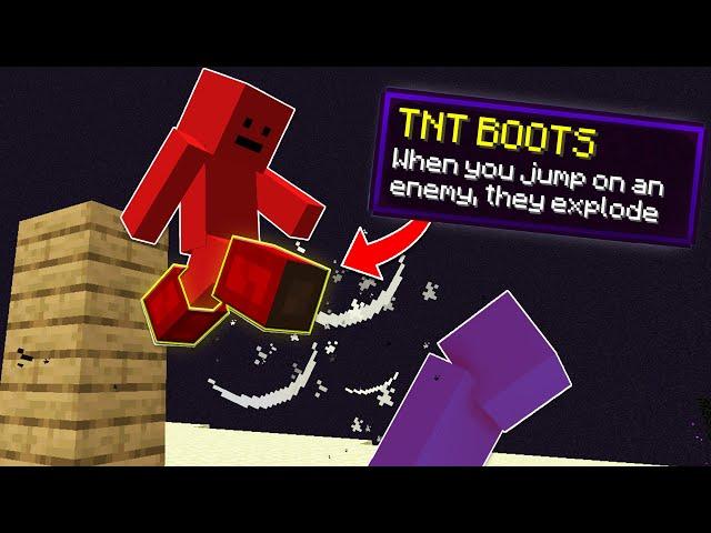 Minecraft Manhunt, But There's SUPER BOOTS