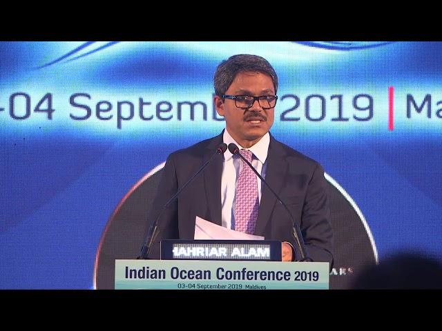 Shahriar Alam at 4th Indian Ocean Conference - IOC 2019