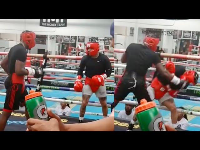 (LEAK) Gervonta Davis Goes to WAR SPARRING a Welterweight vs Kevin Johnson