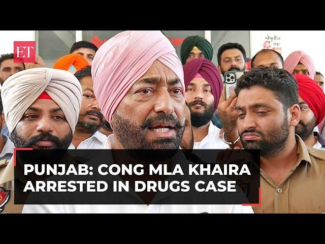 Punjab: Cong MLA Sukhpal Singh Khaira arrested in drugs case; Kharge says won't tolerate injustice