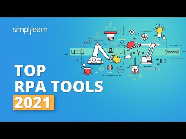 Top 5 RPA Tools 2021 | Popular RPA Tools | Robotic Process Automation Tools | #Shorts | Simplilearn