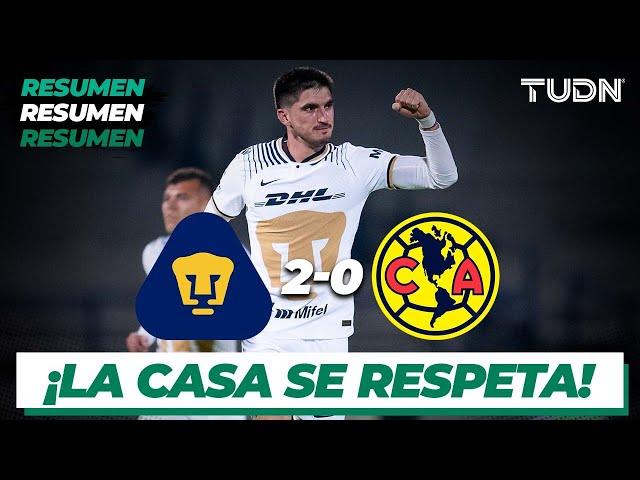 Resumen y goles | Pumas 2-0 América | Copa SKY 2022 | TUDN