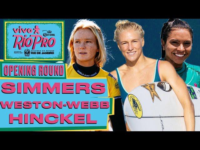 Caitlin Simmers, Tatiana Weston-Webb, Taina Hinckel | Vivo Rio Pro presented by Corona 2024