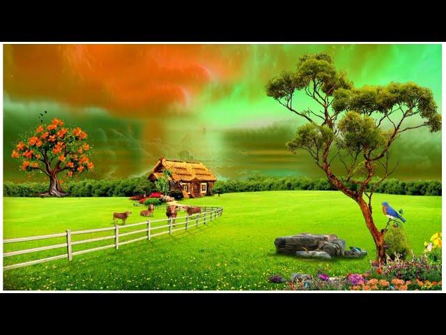 Beautiful nature green screen video | background animation video effects | nature background video