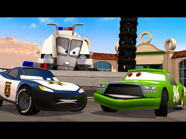 Sheriff McQueen  Lightning McQueen Vs Chick Hicks