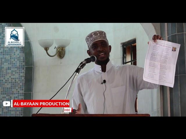 Uharamu Wa Miraa | Sheikh Muhammad Bahero