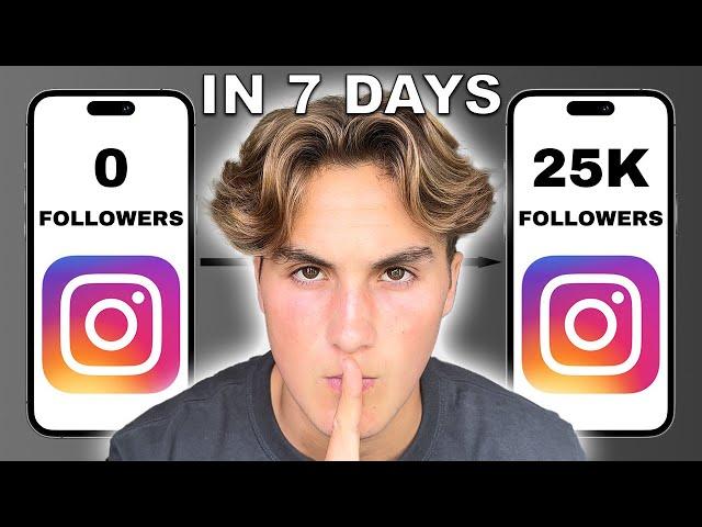 How To GROW On Instagram 2024 | 25k Followers In 7 Days