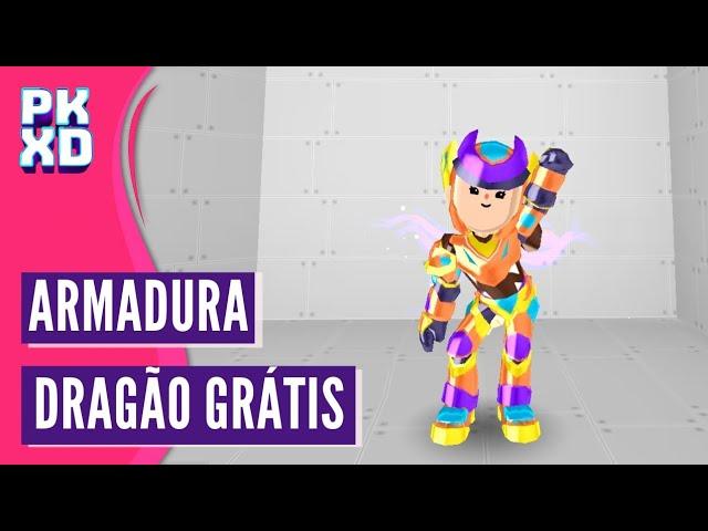 Consiga GRÁTIS a Armadura de Dragão Sem Gastar Gemas no PK XD