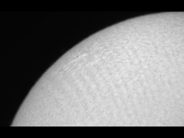 Raw live view of Sun (Chromosphere, Hydrogen light), Lunt 60THa, Skyris 236M camera 18 May 2021 pt5