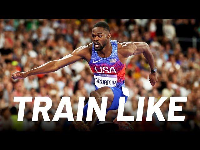 Olympic Gold Medalist Rai Benjamin Breaks Down His Winning Workout | Train Like | Men's Health