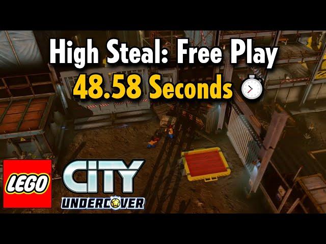 High Steal: Free Play in (48.58 Seconds) LEGO City Undercover Speedrun