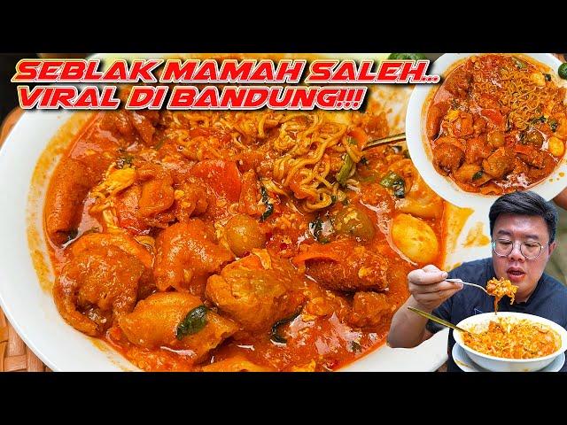 SEBLAK VIRAL PALING MEDOK, GAK PELIT BUMBU!!! DALAM GANG TAPI YG BELI ANTRI BANGET...