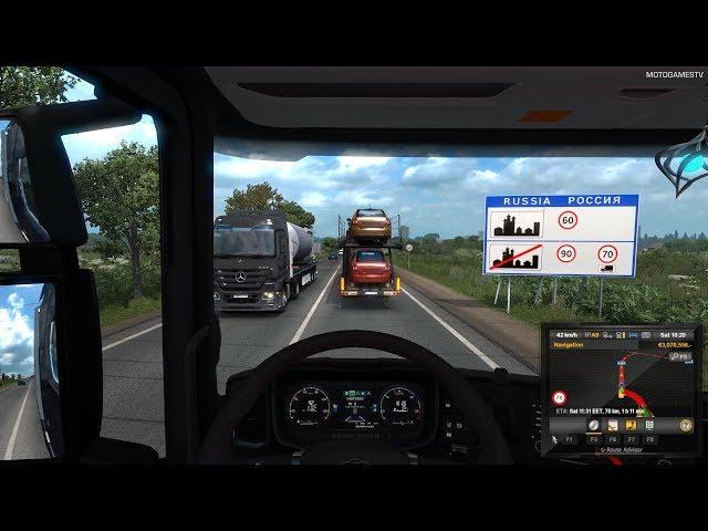 Euro Truck Simulator 2 - Driving to Kaliningrad (Beyond the Baltic Sea) [4K 60FPS]