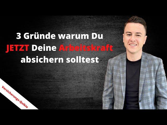 3 Gründe warum Du JETZT Deine Arbeitskraft absichern solltest   |   Rudi Walter