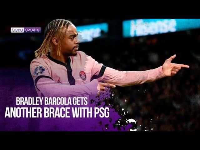 ‍ Bradley Barcola bags another brace for PSG ‍️ Things only the top scorer in Ligue 1 can do 