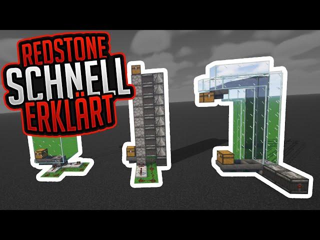 3 Item Aufzüge Erklärt!  (Minecraft 1.21)  Redstone Schnell Erklärt #10  ErikOnHisPeriod