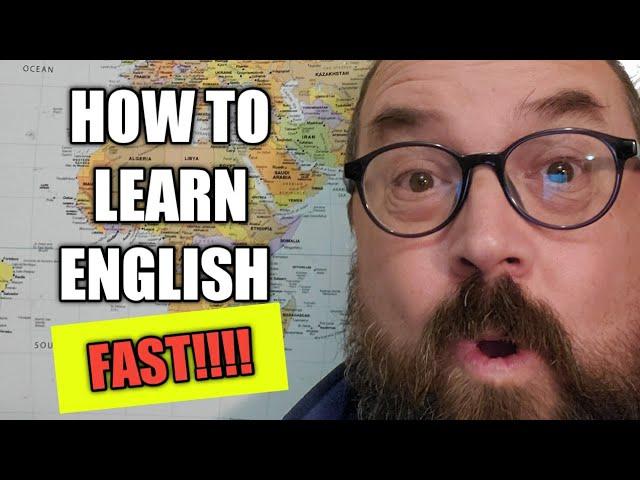 How to Learn English FAST!!!! : English Teacher Joe Crossman
