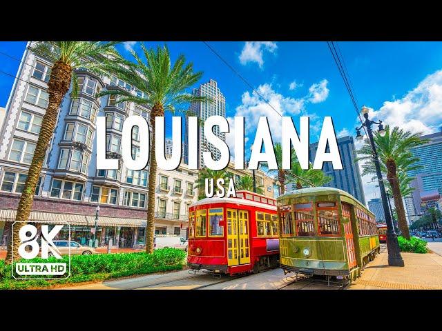 Louisiana 8K UHD - Explore the Pelican State's Rich Cultural Heritage: Relaxing Piano Music