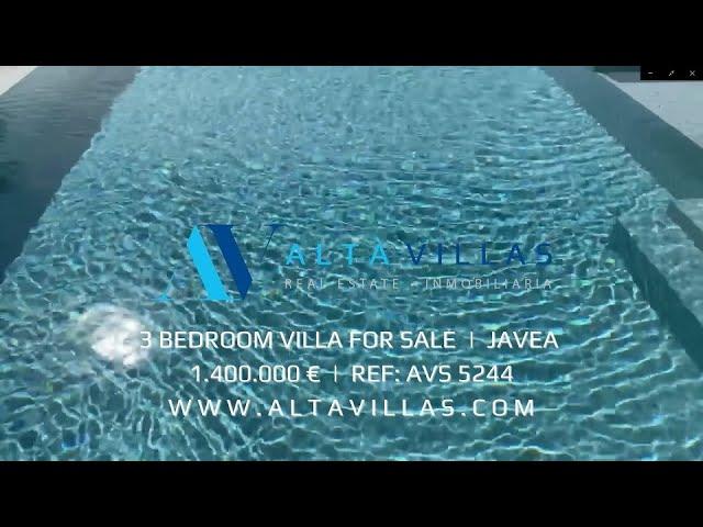 Live the dream! Modern Ibiza style luxury villa for sale in Javea