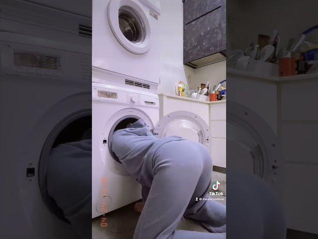 stuck in washing machine