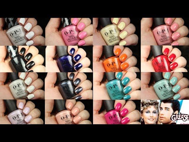 OPI Grease Collection | Live Application + Dupes