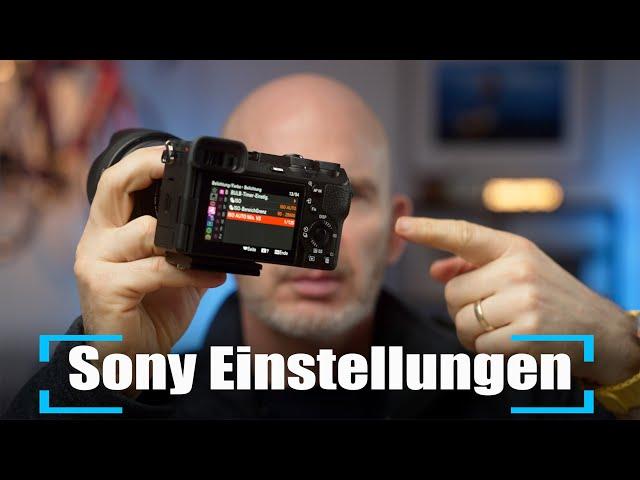 Sony Kamera - diese Einstellungen solltest du kennen!