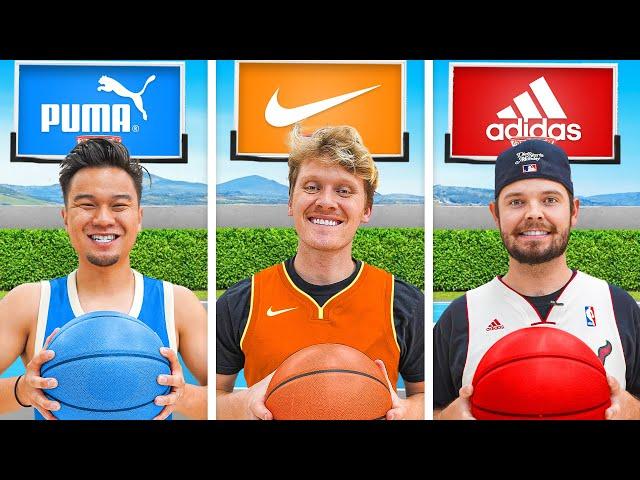 We Tested NIKE vs ADIDAS vs PUMA Basketball Gadgets!