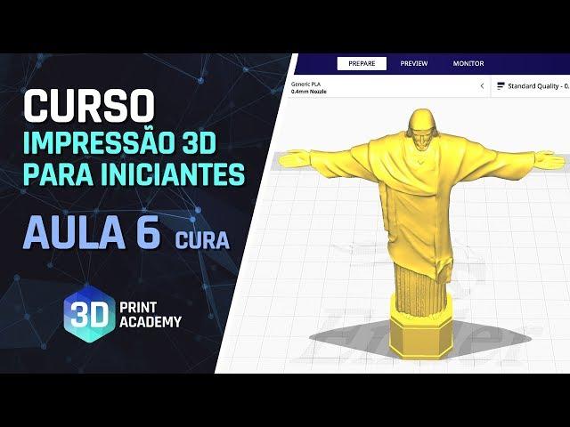 [Aula 6] CURSO IMPRESSÃO 3D para iniciantes com Cura 3D | Suportes