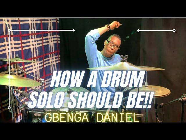 How a drum solo should be