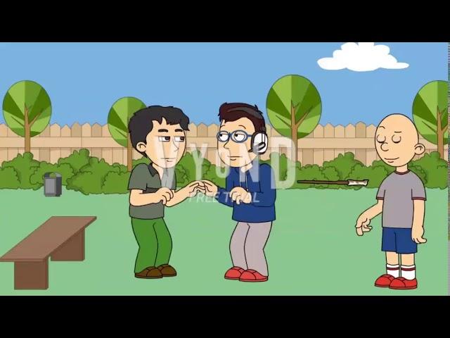 Classic Caillou change me and RadRuan555 avatars and gets grounded