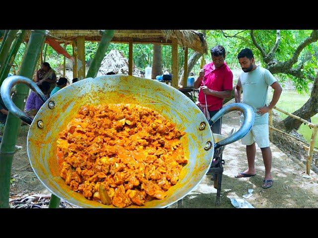 খাসির মাংসের সব থেকে সেরা স্বাদের রান্না | Tasty Mutton curry recipe in village style | villfood