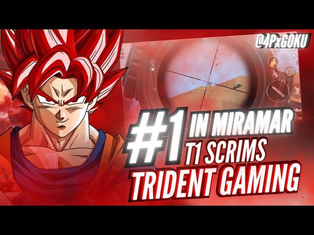 IGL POV …. TRIDENT GAMING T1 SCRIMS ( #1 IN MIRAMAR ) ​@TridentGaming9 @ghatakgaming9127