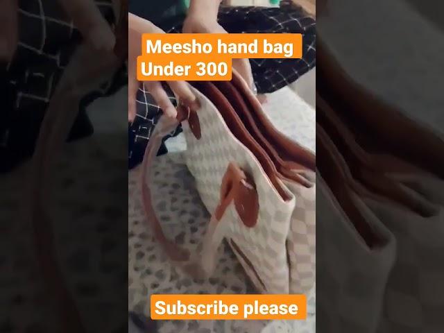 meesho hand bag under 300 #viralvideo #entertainment #shortvideo #meeshohaul #handbags #shopping