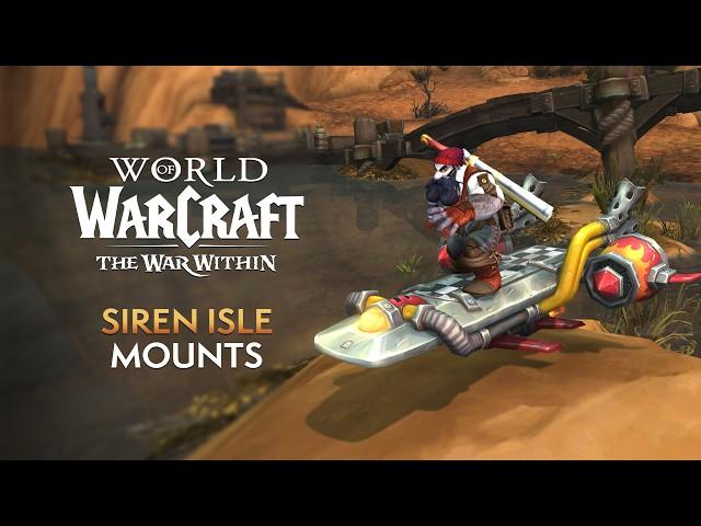 The 4 NEW Siren Isle Mounts & Where to Find Them in Patch 11.0.7