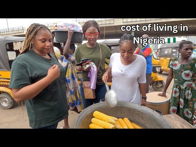 Trying some Street FOOD in IBADAN Nigeria| Cost of LIVING in Nigeria West Africa