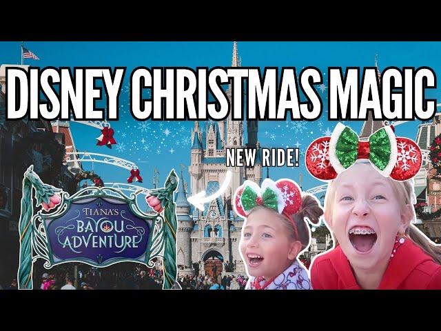 Grand Opening of the New Tiana's Bayou Adventure Ride @ Disneyland! | Disney Christmas 2024