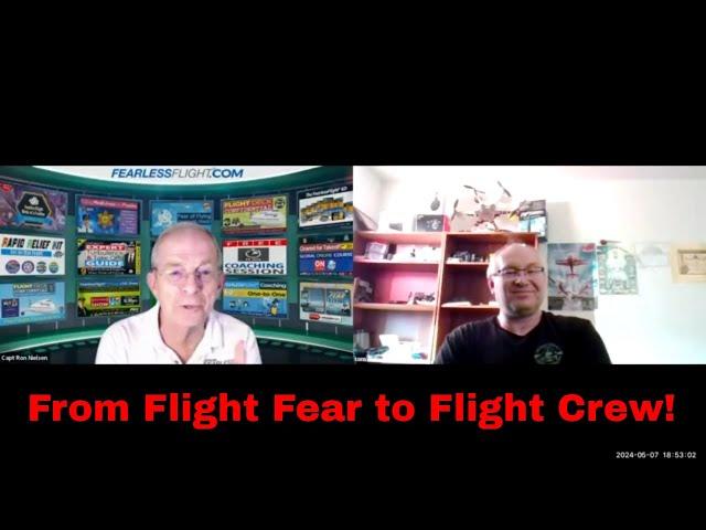 From Panic to Pro: Tom's Flight Fear to Flight Crew Journey!