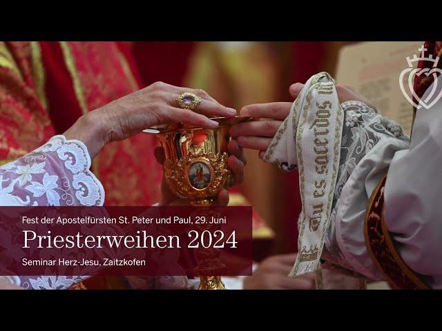 Priesterweihen 2024 - Seminar Herz-Jesu, Zaitzkofen