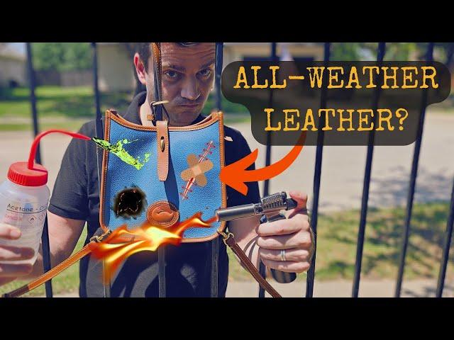 I tortured a leather bag! (for good measure)