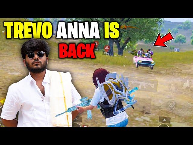 TREVO ANNA IS BACK...! | 26 FINISHE'S | BGMI FUNNY GAMEPLAY |