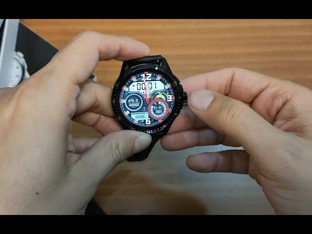 GT4 Pro smartwatch unboxing and quick menu view