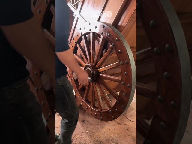 Antique Solid Wood Carriage Production Process. #viralvideo #viralshorts #woodworking