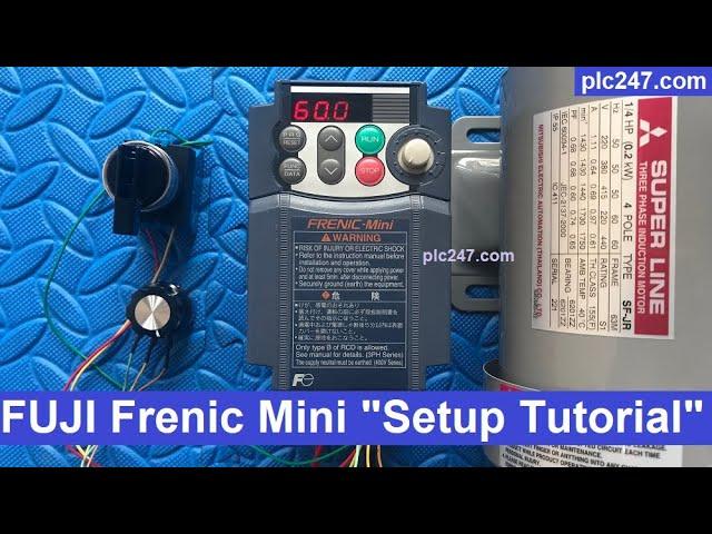 FUJI Frenic Mini "Setup Tutorial"