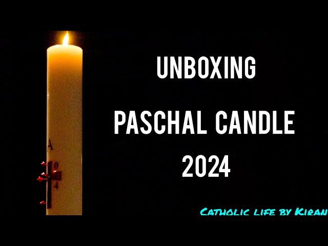 Paschal Candle 2024 : Unboxing