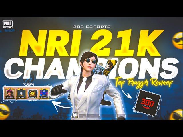 NRI 21K CHAMPION  | FT • PUBG MOBILE LITE COMPITITIVE GAMEPLAY | THE BEST VIDEO ON YOUTUBE 