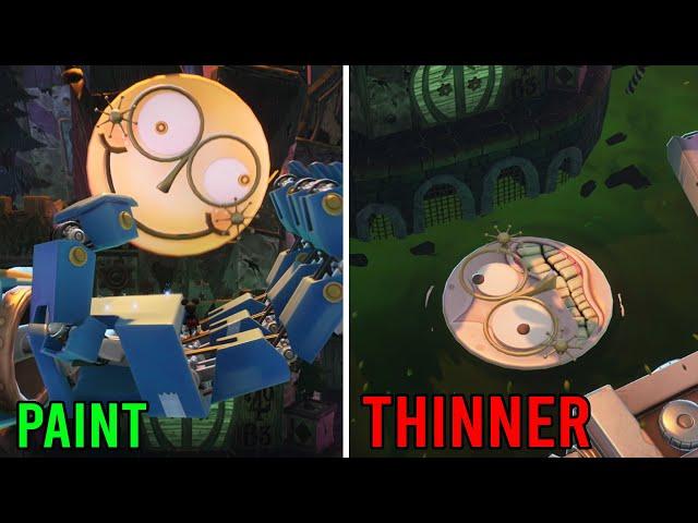 Epic Mickey Rebrushed - All Bosses Paint vs. Thinner Comparison (4K 60FPS)