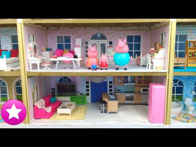 Peppa pig 60#  Live in a NEW HOUSE VERY BIG Videos of Peppa Pig