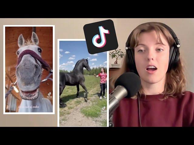 EQUESTRIAN REACTS TO POPULAR EQUESTRIAN TIKTOKS