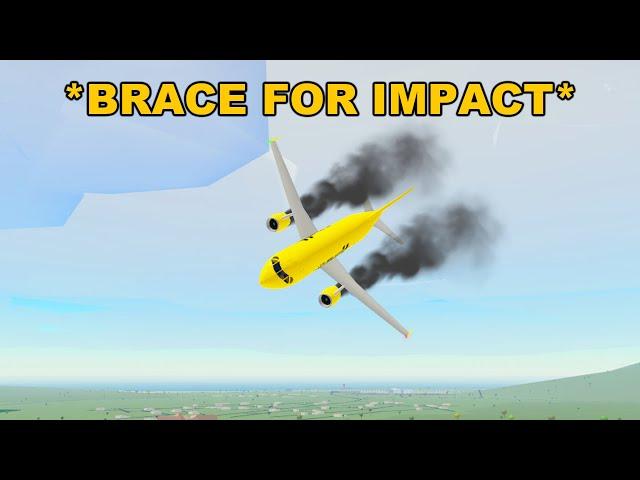 I Had An Emergency On My Plane.. (Roblox)